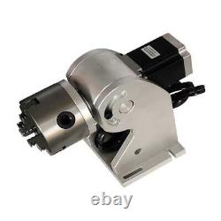 60W JPT M7 12x12 Fiber Laser Engraver MOPA Metal Color Marking & Rotary Axis