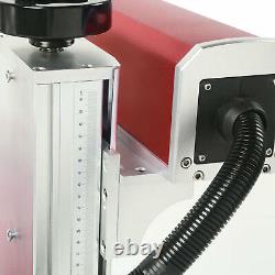 60W JPT M7 12x12 Fiber Laser Engraver MOPA Metal Color Marking & Rotary Axis