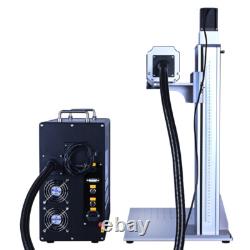 60W JPT M7 Fiber Laser Marking Machine F254&F430 Two Lens with Rotary Axis