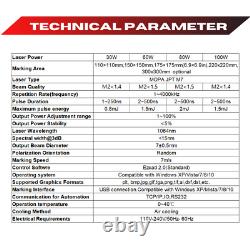 60W JPT M7 MOPA Fiber Laser Marking Machine Laser Engraver LightBurn EZCAD