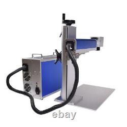 60W JPT M7 Mopa 300300mm Fiber Laser Marking Rotary axis Ezcad For Gold US Ship