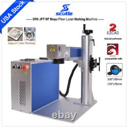 60W JPT M7 Mopa Fiber Laser Marking Machine Color Marking For Metal Steel