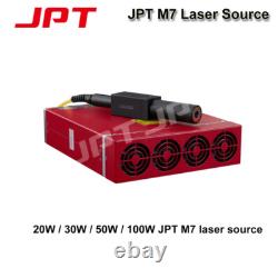 60W JPT M7 Mopa Fiber Laser Marking Rotary axis Ezcad Double Len Color Mark US