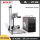 60w Jpt Mopa M7 Fiber Laser Marking Machine 175x175 Lens With Rotary Axis
