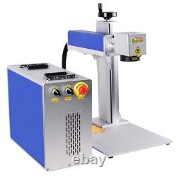 60W JPT Mopa Fiber Laser Marking Machine Metal Steel Marker Engraving & Rotary