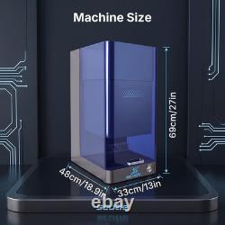 60W JPT Mopa Fiber Laser Marking Machine With Enclosed Cover Built-in Camera