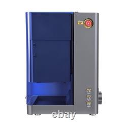 60W JPT Mopa Fiber Laser Marking Machine With Enclosed Cover Built-in Camera