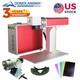 60w Mopa Fiber Laser Marking Machine For Metal Color Marking, With Rotation Axis