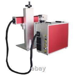 60W MOPA Fiber Laser Marking Machine for Metal Color Marking, with Rotation Axis