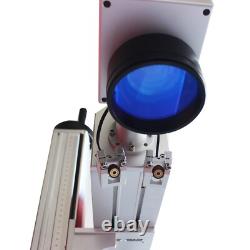 60W MOPA Fiber Laser Marking Machine for Metal Color Marking, with Rotation Axis