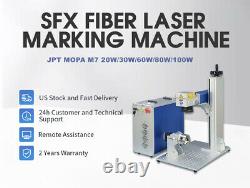 60W MOPA JPT M7 Fiber Laser Engraver Laser Marking Machine Colorful marking