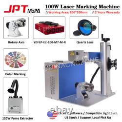 60With100With200W JPT M7 Fiber Laser Marking Mopa Laser Engraving Cutting Machine US