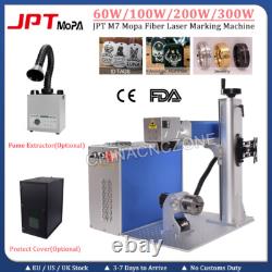 60With100With200With300W JPT M7 Mopa Fiber Laser Marking Engraving Machine