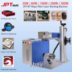 60With100With200With300W JPT M7 Mopa Fiber Laser Marking Engraving Machine