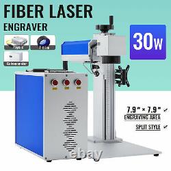 7.9 × 7.9 30W Fiber Laser Marking Machine for Metal Steel Gold Silver Marker