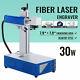7.9 X 7.9 30w Raycus Fiber Laser Marking Metal Laser Engraver Desktop