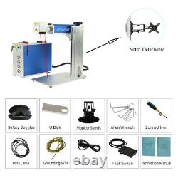 7.9x7.9 50W Fiber Laser Marker Engraver Machine Jewerly Rings Mark Machine