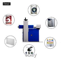 7.9x7.9 Fiber Laser Marking Cutting Machine Metal 30W Fiber Marker Engraver