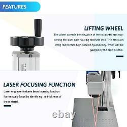 7.9x 7.9 20W Raycus Fiber Laser Marking Machine Engraver For Metal Marker