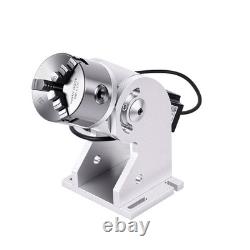 80D Rotary Axis 3 Jaw Rotary Accessory For Fiber Laser Engraver Marking Machine