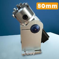 80 mm Rotation Shaft Stepping Driver Fiber Laser Marking Machine Rotation Axis