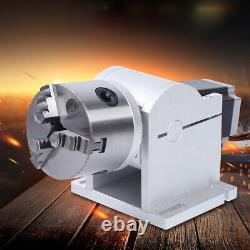 80mm Axis Rotary Shaft Fiber Laser Marking Engraving Machine Rotating Fixture