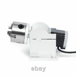80mm Chuck Laser Rotation Axis Shaft Fiber Laser Marking Machine Rotary Fixture