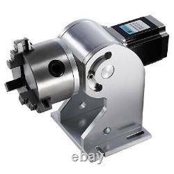 80mm Chunk Laser Rotaion Axis C02 Laser engraver F/ Fiber Laser Marking machine