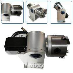 80mm LASER Axis Rotary Shaft Attachment For Fiber Laser Marking EngravingMachine