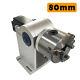 80mm Laser Rotation Axis Rotary Chuck For Fiber Laser Marking Machine, + Driver