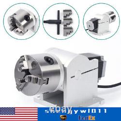 80mm Rotary Shaft Axis Attachment Tool For Fiber Laser Marking Engraving Machine
