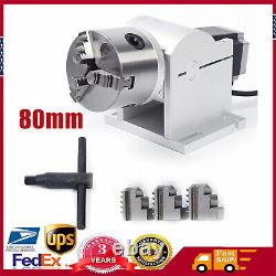 80mm Rotary Shaft Axis Attachment Tool For Fiber Laser Marking Engraving Machine