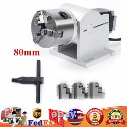 80mm Rotary Shaft Axis Attachment Tool For Fiber Laser Marking Engraving Machine