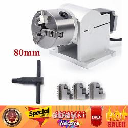 80mm Rotary Shaft Axis Attachment Tool For Fiber Laser Marking Engraving Machine