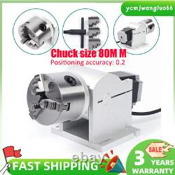 80mm Rotary Shaft Axis Attachment Tool For Fiber Laser Marking Engraving Machine