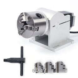 80mm Rotary Shaft Axis Attachment Tool For Fiber Laser Marking Engraving Machine