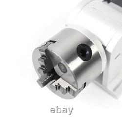 80mm Rotary Shaft Axis Attachment for Fiber Laser Marking Engraving Machine USA