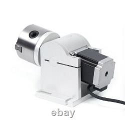 80mm Rotary Shaft Axis Attachment for Fiber Laser Marking Engraving Machine USA