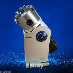 80mm Rotation Axis Fiber Laser Marking Machine Rotary Chuck Rotary Shaft Driver