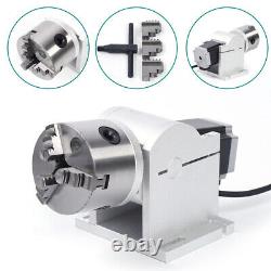 80mm rotary shaft axis attachment Tool, f/ Fiber Laser marking engraving machine