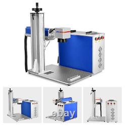 8x8in 30W Fiber Laser Engraver Marking Etching Machine Metal Brass Steel Monport