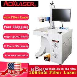 AOK LASER Deluxe 50w Q-switched Fiber Laser Marking Machine Laser engraver laser