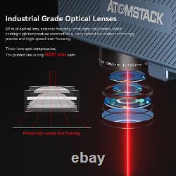 ATOMSTACK M4 Fiber Laser Marking Machine 2-IN-1 Desktop Plastic Metal Engraver