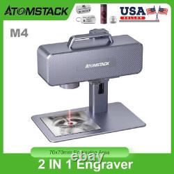 ATOMSTACK M4 Fiber Laser Marking Machine Desktop Industrial Grade Engraver 20W
