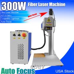 AUTO Focus 300W JPT M7 Mopa 200mm Fiber Laser Marking Machine Metal Engraver