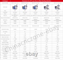 AUTO Focus 300W JPT M7 Mopa 200mm Fiber Laser Marking Machine Metal Engraver