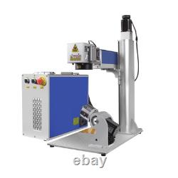 AUTO Focus 300W JPT M7 Mopa 200mm Fiber Laser Marking Machine Metal Engraver