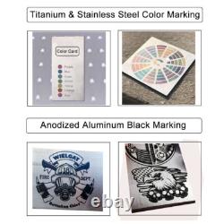 Auto Focus 100W JPT M7 Mopa Fiber Laser Engraver Machine Color Marking & Rotary