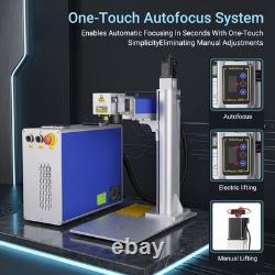 Auto Focus 60W JPT Mopa M7 Fiber Laser Marking Machine Metal Engraver 200200mm