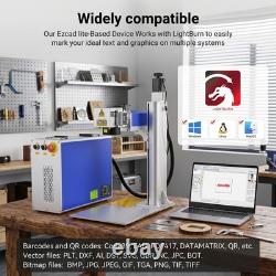 Auto Focus 60W JPT Mopa M7 Fiber Laser Marking Machine Metal Engraver 200200mm